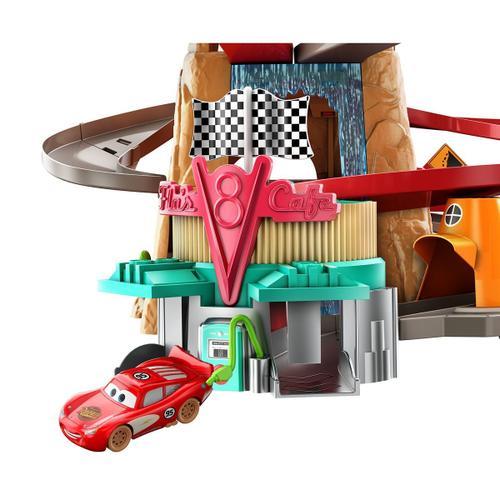 Piste Cars Disney Pixar Course à Radiator Springs circuit petite  auto-Mattel