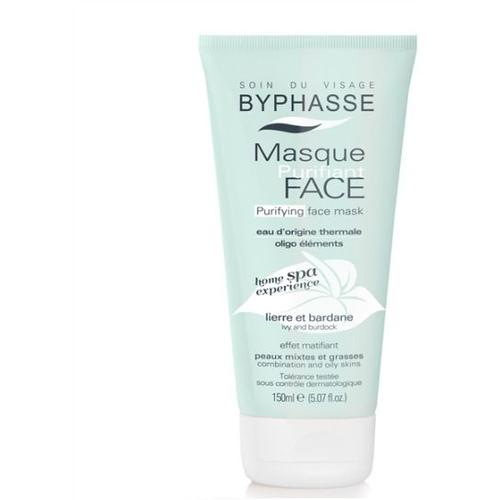 Byphasse - Home Spa Experience - Masque Purifiant Visage Lierre Et Barbade Peaux Mixtes À Grasses - 150ml 