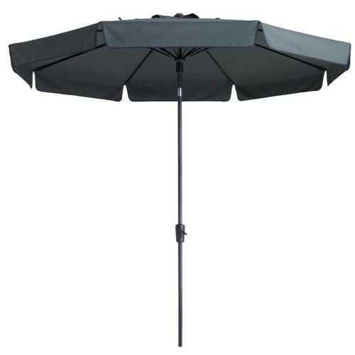 Madison Parasol Flores Luxe 300 Cm Rond Gris