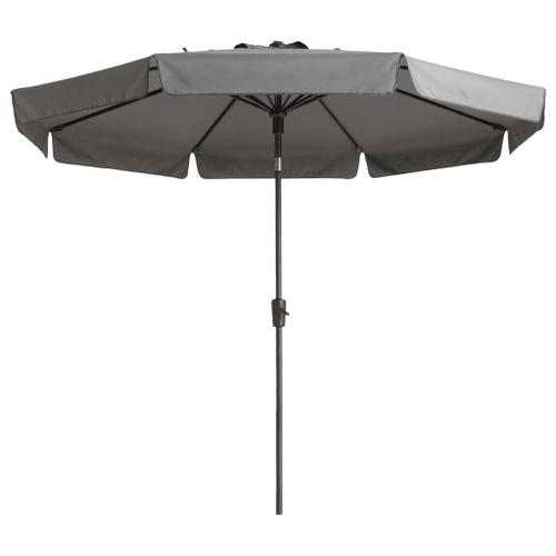 Madison Parasol Flores Luxe 300 Cm Rond Gris Clair