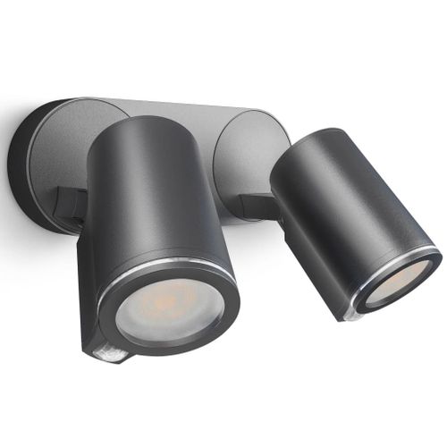 Steinel Projecteur D'extérieur À Capteur Spot Duo Sensor Noir