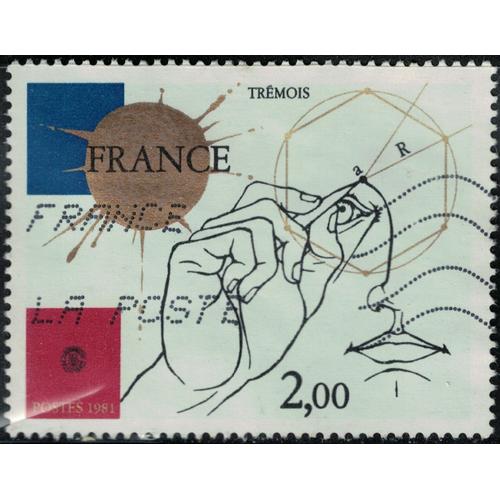 France 1981 Oblitéré Used Philexfrance Dessin De Trémois France Y&t 2141 Su