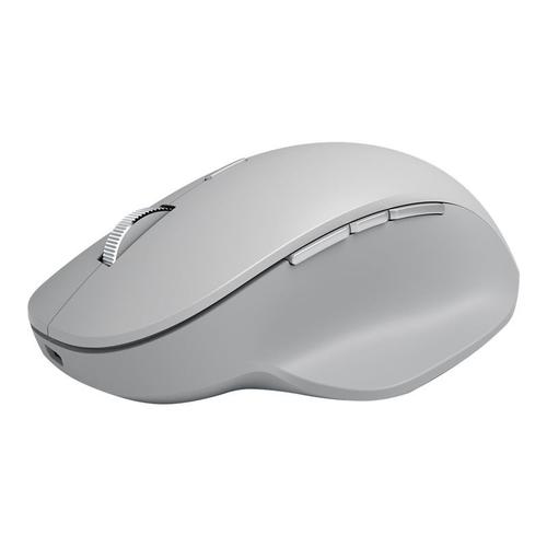 Microsoft Surface Precision Mouse - Souris - ergonomique - pour droitiers - optique - 6 boutons - sans fil, filaire - USB, Bluetooth 4.2 LE - gris - commercial