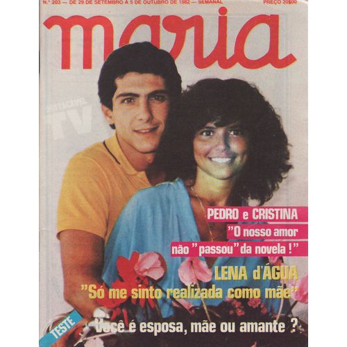 Maria (Edition Portugal) / 29-09-1982 N°203 : Manuela Marle (4p) - Lena D'agua (3p) - Gary Hagman (2p)