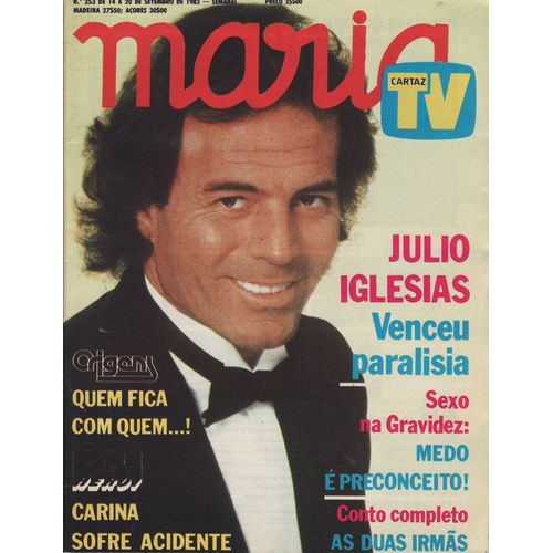 Maria Tv (Edition Portugal) / 14-09-1983 N°253 : Julio Iglesias (3p) - Gnr (2p)