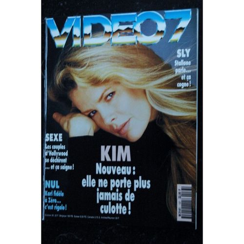 Video 7 137 1993 Karl Zero Kim Basinger Stallone Woody Allen + Cahier Erotic