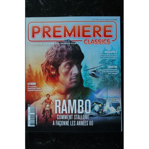 Premiere Classics 9 Oct 2019 Cover Rambo Sylvester Stallone La Boum Megalopolis Christine