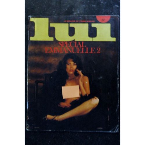 Lui 143 Decembre 1975 Cover Sylvia Kristel Emmanuelle Arsan Catherine Rivet Nues Interview James Baldwin Aslan
