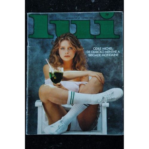Lui 175 Aout 1978 Interview Jean D'ormesson Odile Michel Entierement Nue Lingerie Gitty Pin-Up Aslan