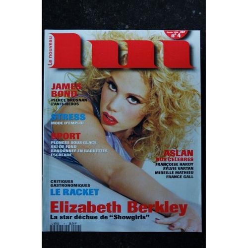 Lui 004 Fevrier 1996 James Bond Aslan Nus Celebres Cover Elizabeth Berkley Showgirls Erotic Glaviano