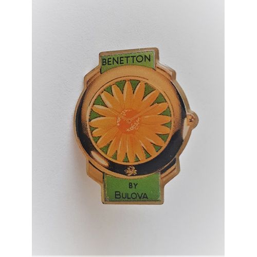 Pins Montre Benetton By Bulova
