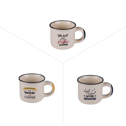Tasses zinc 11 cl (lot de 3)