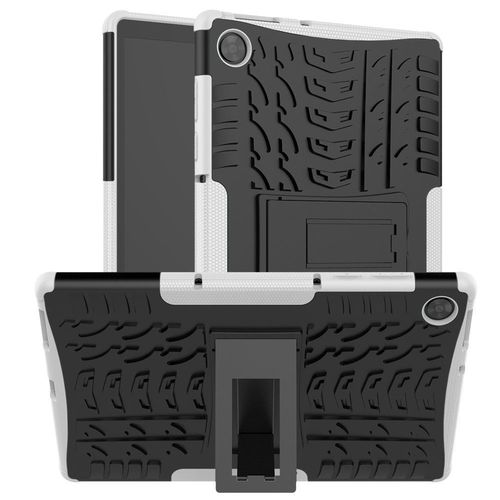 Housse Etui Coque Rigide Anti Choc Pour Lenovo Tab M10 Hd 2e?Me Ge?Ne?Ration Tb-X306x / Tb-X306f (10,1 Pouces) - Blanc