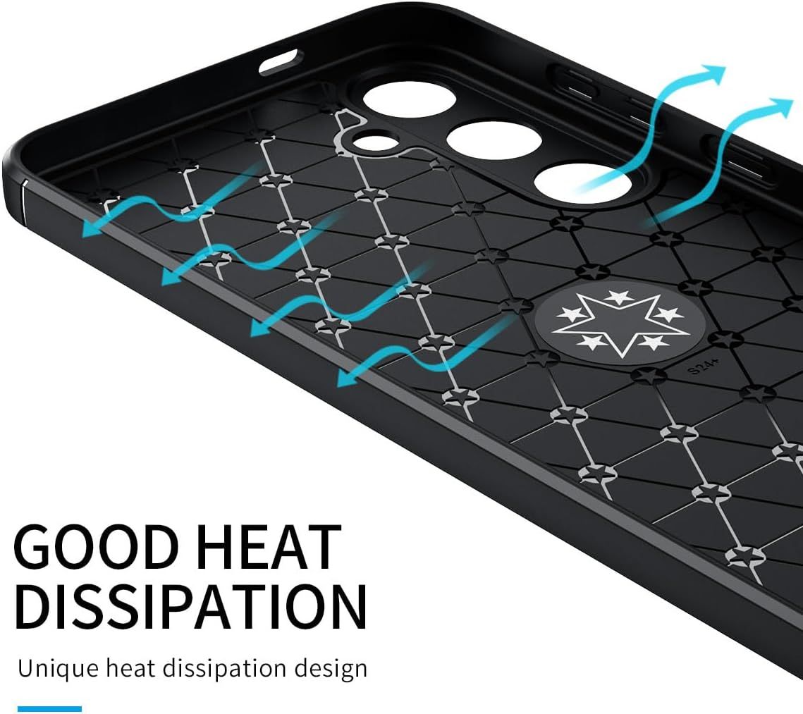 Coque Pour Samsung Galaxy S24 Plus Housse, Tpu Souple, Antic... - 2