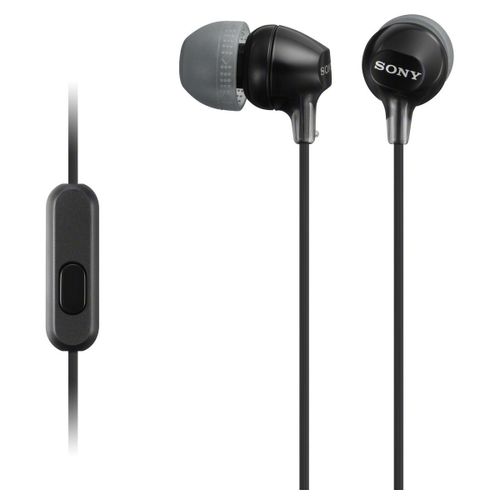 Sony MDR-EX15AP - EX Series - écouteurs avec micro - intra-auriculaire - filaire - jack 3,5mm - noir