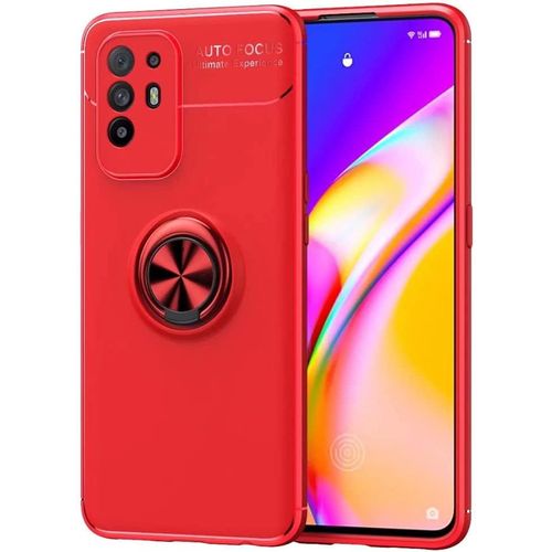 Coque Pour Samsung Galaxy S24 Plus Housse, Tpu Souple, Antichoc, Résistant Aux Rayures, Support D'anneau Rotatif À 360 Degrés, Pour Samsung Galaxy S24 Plus Étui.(Rouge)