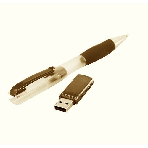 Stylo clé usb 32 go couleur noire encre noire
