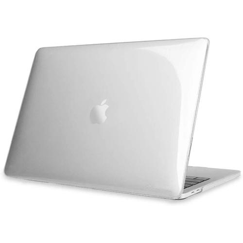 Coque Compatible avec MacBook Pro 13 Pouces 2020-2016, A2338 (M1)/A2251/A2289/A2159/A1989/A1706/A1708 - Étui en Plastique Protection Antichoc Polycabonate Rigide Transparent