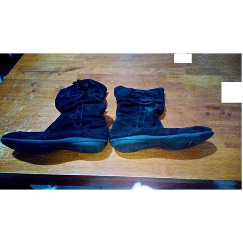 Bottes Noires Filles Lacets Taille 36 ..