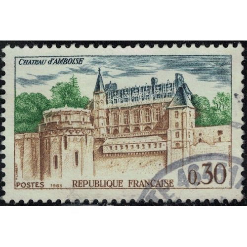 France 1963 Oblitéré Used Château D'amboise Y&t 1390 Su