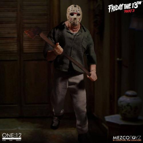 Vendredi 13 Meurtres En 3 Dimensions - Figurine 1/12 Jason Voorhees 16 Cm