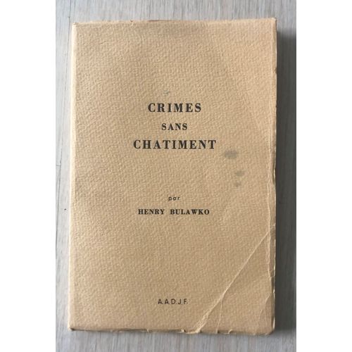 Crimes Sans Châtiment
