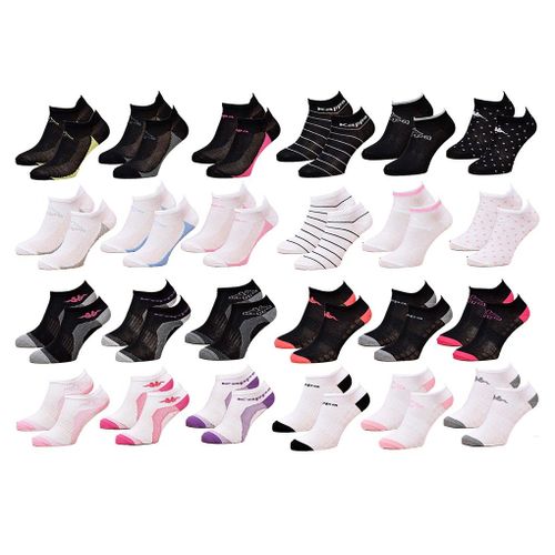 Chaussettes Femme Kappa Socquettes Tiges Courtes Pack De 12 Paires Fantaisie Surprise