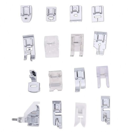Kit de pièces de rechange pour machine à coudre, ensemble de 16 pieds de biche pour SINGER, BROTHER et JANOME