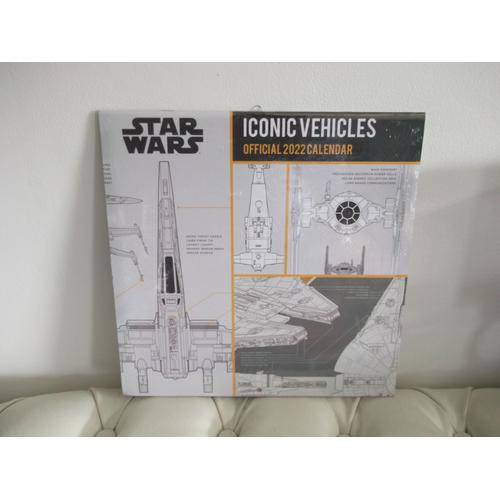 Star Wars Iconic Vehicles - Calendrier 2022 Official Calendar - Disney