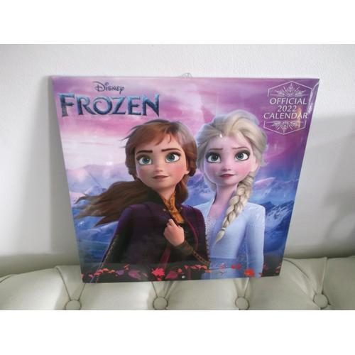 La Reine Des Neiges Frozen - Calendrier 2022 Official Calendar - Disney