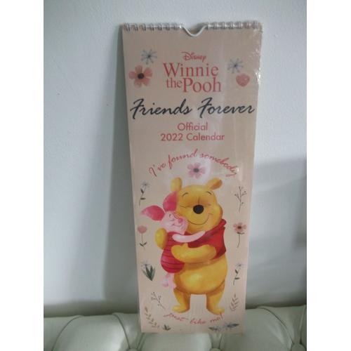Winnie L'ourson The Pooh Friends Forever - Calendrier 2022 Official Calendar - Disney