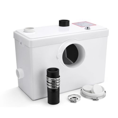 Broyeur sanitaire 600W pour WC, douche, lavabo. Pompe de relevage. Pompe Broyeuse