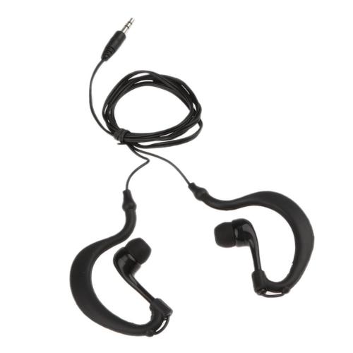 3.5mm In-Ear Hook Pad Étanche Sport Sous-Marin Natation Plongée Casque Écouteur  Écouteur Casque pour MP3 MP4 Lecteur Téléphone Portable Noir
