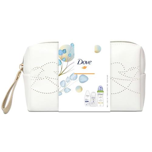 Dove - Mini Trousse Original - Shampooing Intensive Repair, Gel Douche Nourrissant & Déodorant 