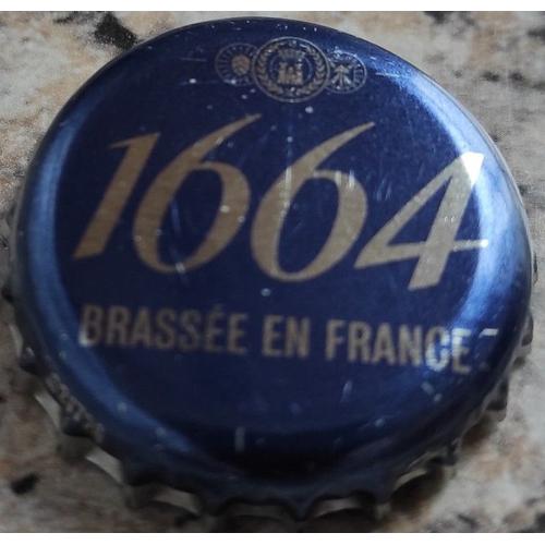 France Capsule Bière Beer Crown Cap 1664 Brassée En France