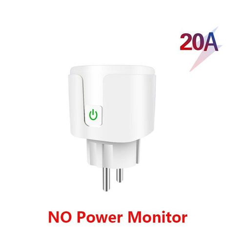 prise de chauffe-eau intelligente sans fil, 20a, 4400W, Tuya, WiFi, ue, moniteur d'alimentation 220V, contrôle à distance, pour Google Home, Alexa