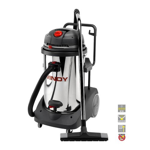 Pro Aspirateur eau et poussières 3 moteurs en inox 3600W 78L 195l/s WINDY 378 IR Lavor