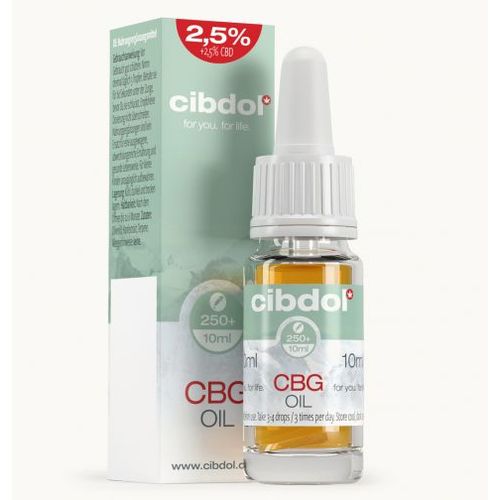 Huile 2.5 % Cbd Et 2.5% Cbg Cibdol 