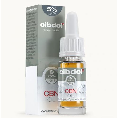 Huile 2.5% Cbd Et 5% Cbn Cibdol 