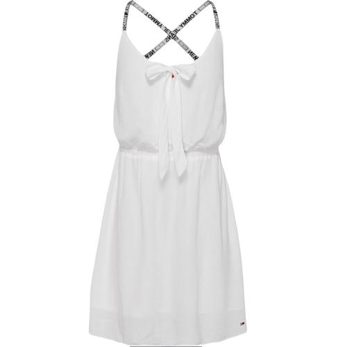 Robe Tommy Jeans Essential Strappy Femme Blanc