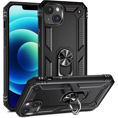 Compatible Avec Coque Google Pixel 4a 5g Avec Aimant Anneau Support, 360°Double Couche Renforcée Défense Bumper Antichoc Armure Housse Etui Avec Protection Écran-Argent