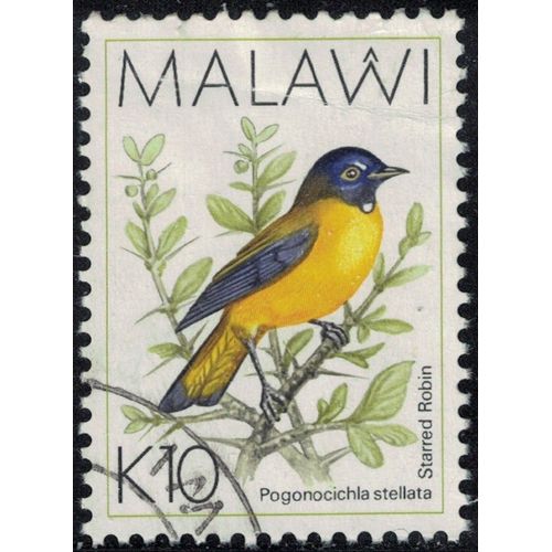 Malawi 1994 Oblitéré Used Oiseau Bird Pogonocichla Stellata Rougegorge Étoilé Su