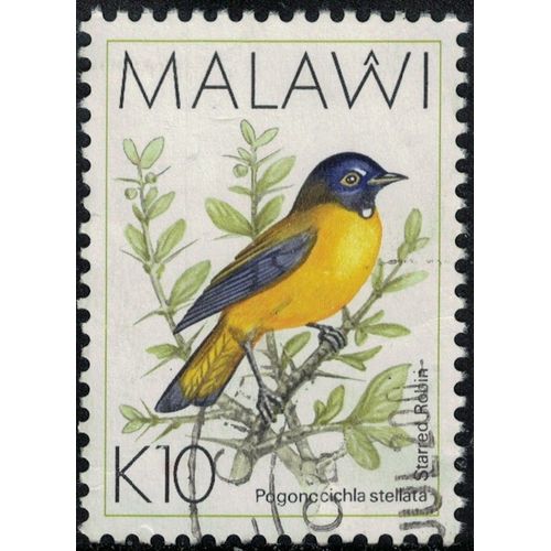Malawi 1994 Oblitéré Used Oiseau Bird Pogonocichla Stellata Rougegorge Étoilé Su