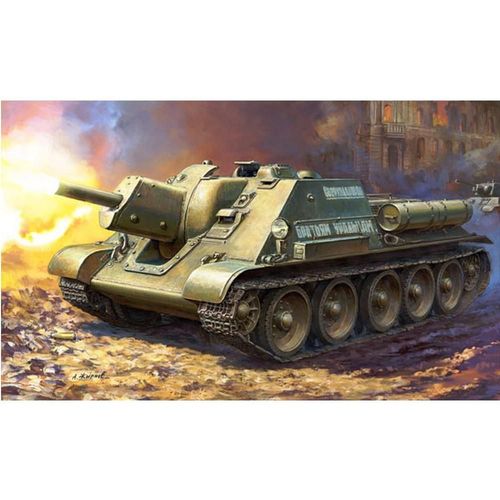 Maquette Char : Su-122-Zvezda