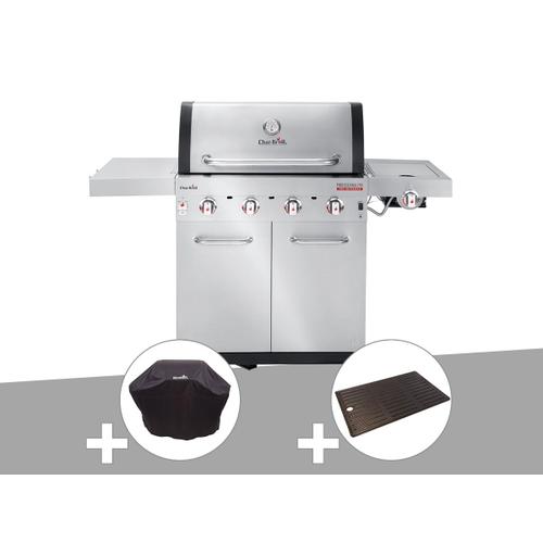 Barbecue ? gaz Char-Broil Professional Pro S 4 + Housse de protection + Plancha