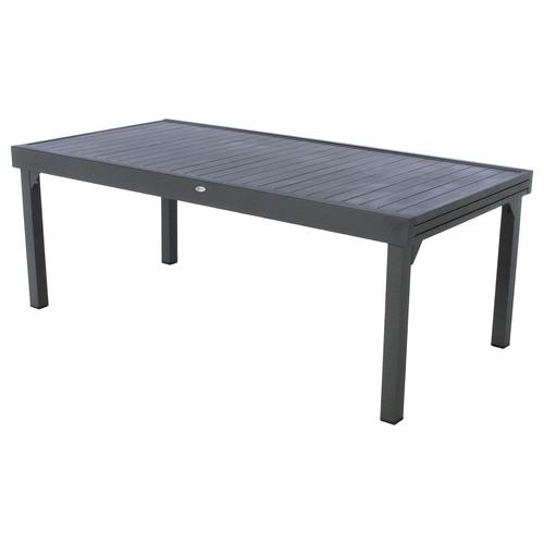 Table De Jardin Extensible 12 Personnes Piazza - L. 200/320 Cm - Graphite