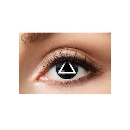 Lentilles De Contact Sans Correction Fantaisie Gardien De Jeu Symbole Triangle