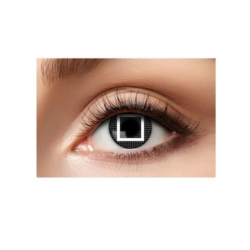 Lentilles De Contact Sans Correction Fantaisie Gardien De Jeu Symbole Carré