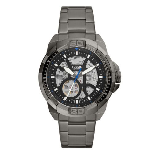 Montre Automatique Fossil Bronson Acier Anthracite
