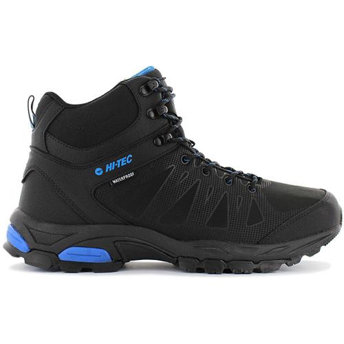 Hitec Raven Mid Wp Waterproof Hommes Chaussures De Randonnée Marche Trekking Noir O006888021